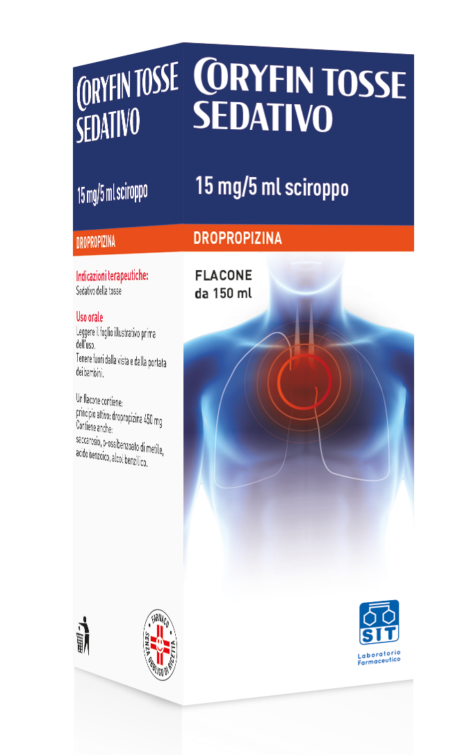 CORYFIN TOSSE SE*150ML15MG/5ML - Farmacia Nuova Dr.ssa Gabriella Catellani