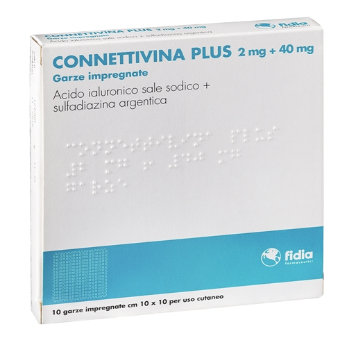 CONNETTIVINA PLUS*10GARZE10x10 - Farmacia Nuova Dr.ssa Gabriella Catellani
