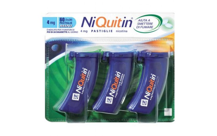 NIQUITIN*60PASTL 4MG MENTA FL - Farmacia Nuova Dr.ssa Gabriella Catellani