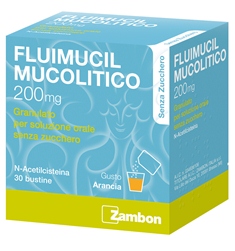 FLUIMUCIL MUCOL*30BUST200MGS/Z - Farmacia Nuova Dr.ssa Gabriella Catellani