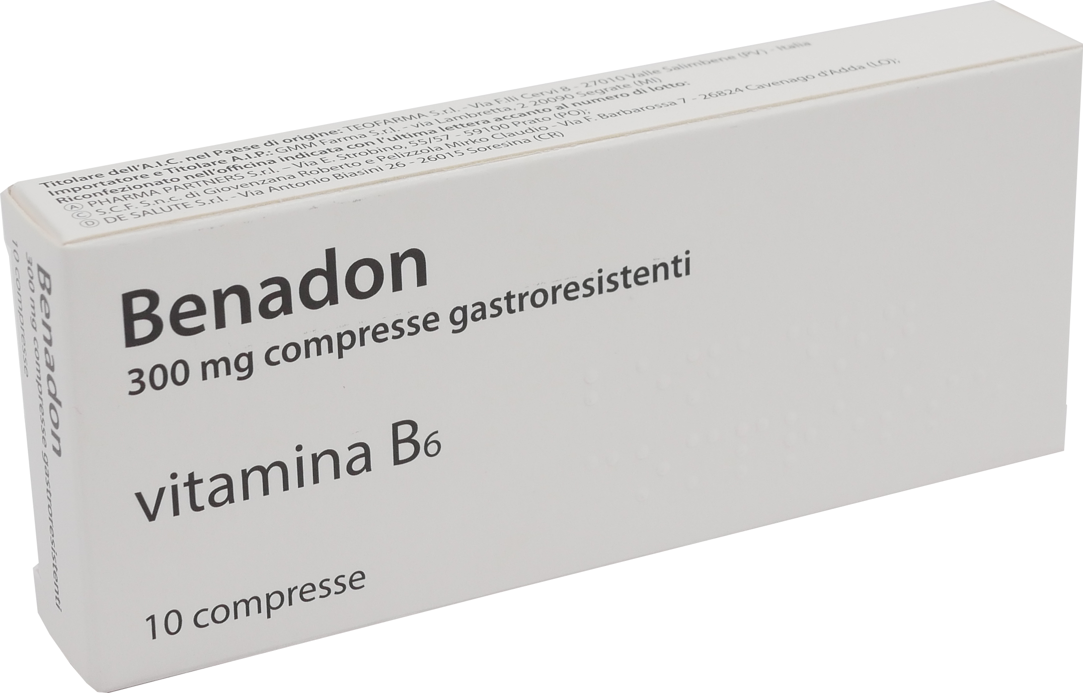 BENADON*10CPR GASTRORES 300MG - Farmacia Nuova Dr.ssa Gabriella Catellani