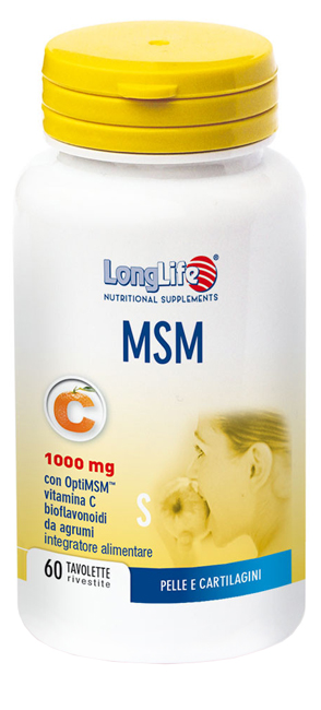 LONGLIFE MSM 1000 MG 60 TAVOLETTE - Farmacia Nuova Dr.ssa Gabriella Catellani