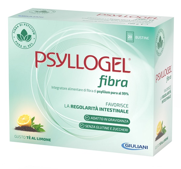 PSYLLOGEL FIBRA TE LIMONE 20 BUSTINE - Farmacia Nuova Dr.ssa Gabriella Catellani
