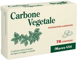 CARBONE VEGETALE 75 COMPRESSE - Farmacia Nuova Dr.ssa Gabriella Catellani