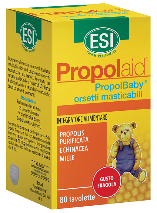 ESI PROPOLAID ORSETTI JUNIOR 80 TAVOLETTE - Farmacia Nuova Dr.ssa Gabriella Catellani