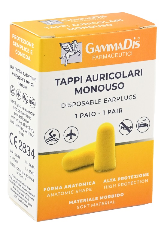 TAPPO AURICOLARE EAR GOMMAPIUMA 2 PEZZI GAMMADIS - Farmacia Nuova Dr.ssa Gabriella Catellani