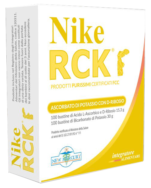 NIKE RCK ASCORBATO POTASSIO + RIBOSIO 200 BUSTINE 45,30 G - Farmacia Nuova Dr.ssa Gabriella Catellani