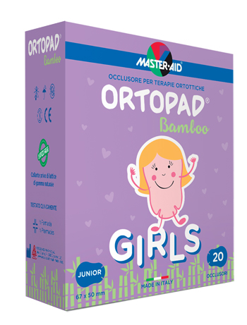 CEROTTO OCULARE PER ORTOTTICA ORTOPAD GIRLS JUNIOR 5X6,7 20 PEZZI - Farmacia Nuova Dr.ssa Gabriella Catellani