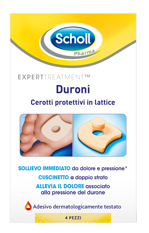 CEROTTO PROTETTIVO PER DURONI SCHOLL IN LATTICE 4 PEZZI - Farmacia Nuova Dr.ssa Gabriella Catellani