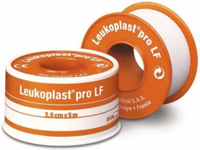 CEROTTO CHIRURGICO MEDICATO IN ROCCHETTO LEUKOPLAST PRO LF CON OSSIDO DI ZINCO 2,5X500 CM - Farmacia Nuova Dr.ssa Gabriella Catellani
