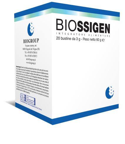 BIOSSIGEN 20 BUSTINE 3 G - Farmacia Nuova Dr.ssa Gabriella Catellani
