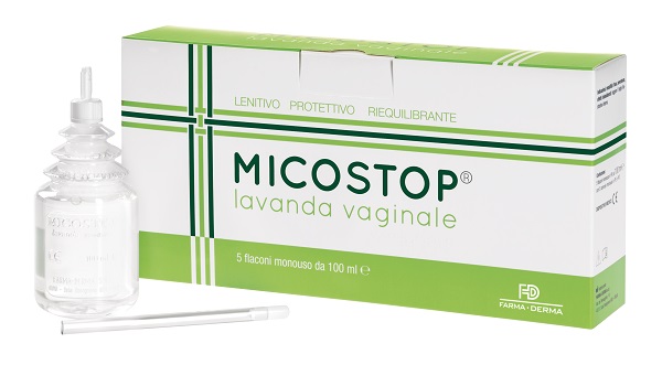 LAVANDA VAGINALE MICOSTOP 5 FLACONI DA 100 ML - Farmacia Nuova Dr.ssa Gabriella Catellani