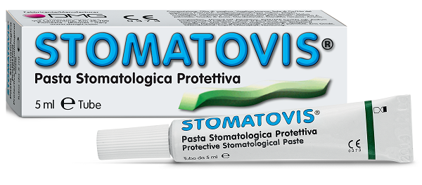 PASTA STOMATOLOGICA PROTETTIVA STOMATOVIS STOMATITI AFTOSE 5 ML - Farmacia Nuova Dr.ssa Gabriella Catellani