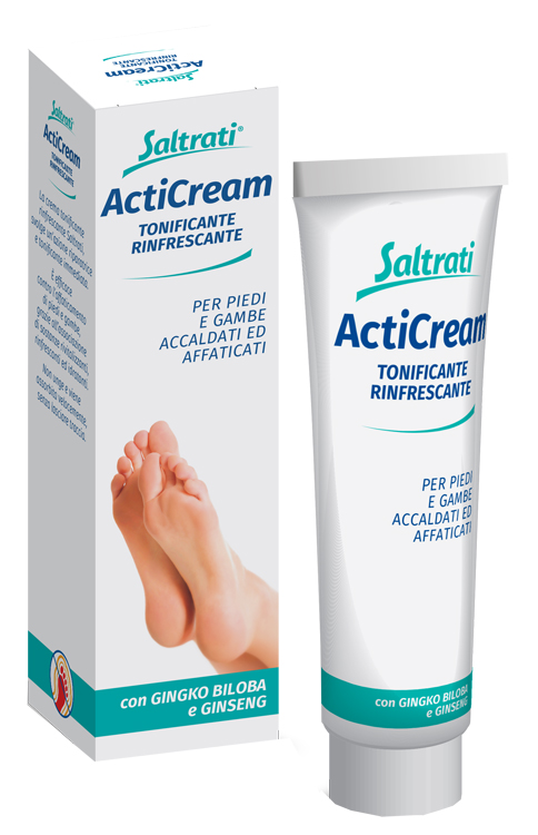 SALTRATI ACTICREAM TONIFICANTE RINFRESCANTE PER PIEDI E GAMBE 100 ML - Farmacia Nuova Dr.ssa Gabriella Catellani