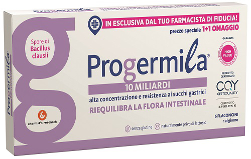 PROGERMILA 10 MILIARDI 6 FLACONCINI 10 ML - Farmacia Nuova Dr.ssa Gabriella Catellani