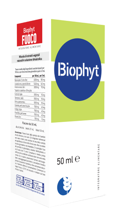 BIOPHYT FUOCO 50 ML SOLUZIONE IDROALCOLICA - Farmacia Nuova Dr.ssa Gabriella Catellani