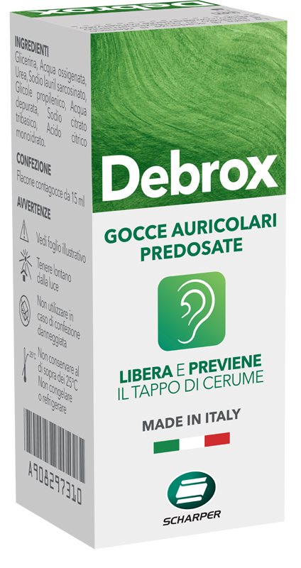 DEBROX GOCCE AURICOLARI 15 ML - Farmacia Nuova Dr.ssa Gabriella Catellani