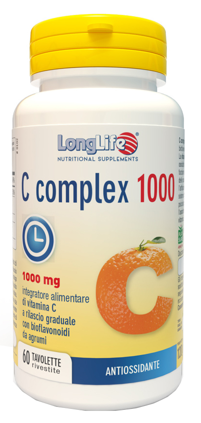 LONGLIFE C COMPLEX 1000 T/R 60 TAVOLETTE RIVESTITE - Farmacia Nuova Dr.ssa Gabriella Catellani