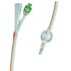CATETERE FOLEY IN SILICONE TRASPARENTE A 2 VIE CON PALLONCINO 5-10ML DIAMETRO CH20 6,66MM LUNGHEZZA 40CM - Farmacia Nuova Dr.ssa Gabriella Catellani