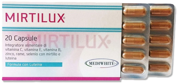 MIRTILUX 20 CAPSULE 441 MG - Farmacia Nuova Dr.ssa Gabriella Catellani