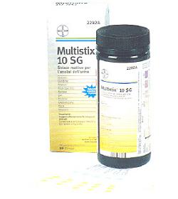 STRISCIA REATTIVA MULTITEST MULTISTIX 10SG 25 PEZZI - Farmacia Nuova Dr.ssa Gabriella Catellani