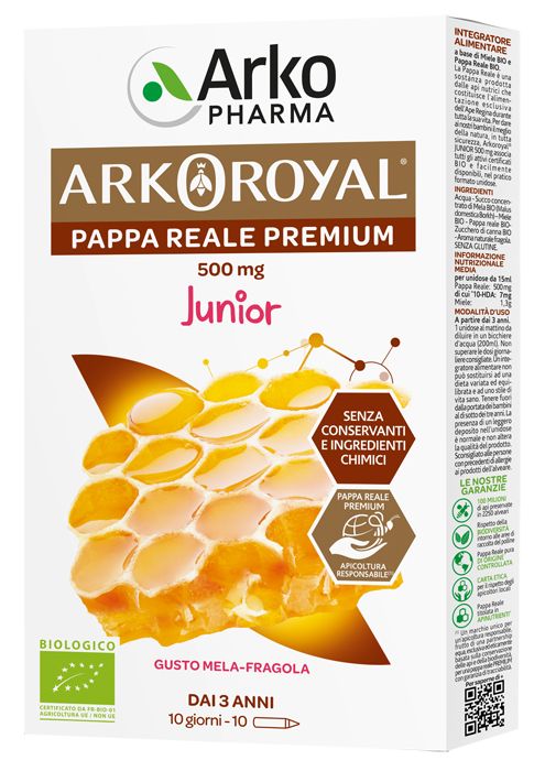 ARKOROYAL PAPPA REALE BIOLOGICA 500 MG 10 UNICA DOSE - Farmacia Nuova Dr.ssa Gabriella Catellani