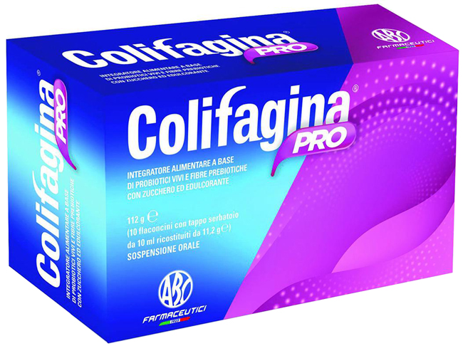 COLIFAGINA PRO 10 FLACONCINI TAPPO SERBATOIO - Farmacia Nuova Dr.ssa Gabriella Catellani