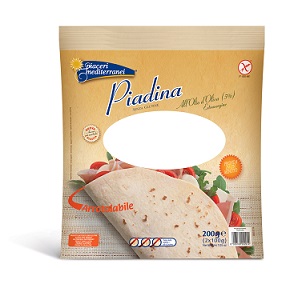 PIACERI MEDITERRANEI PIADINA OLIO D'OLIVA 200 GRAMMI - Farmacia Nuova Dr.ssa Gabriella Catellani