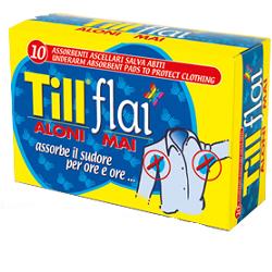 TILL FLAI ASSORBENTI ASCELLARI 10 PEZZI - Farmacia Nuova Dr.ssa Gabriella Catellani