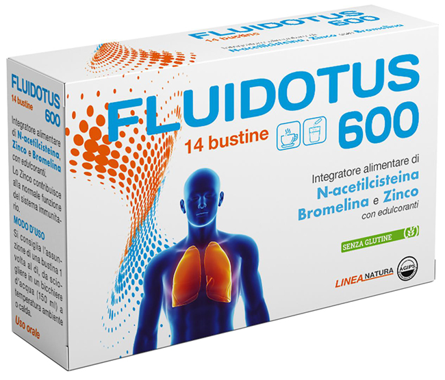 FLUIDOTUS 600 14 BUSTINE - Farmacia Nuova Dr.ssa Gabriella Catellani