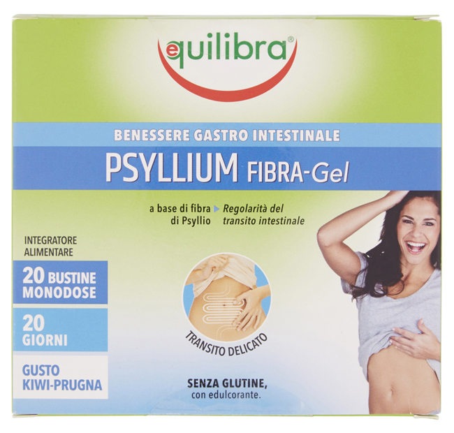 PSYLLIUM FIBRA GEL GUSTO KIWI PRUGNA 20 BUSTINE MONODOSE - Farmacia Nuova Dr.ssa Gabriella Catellani