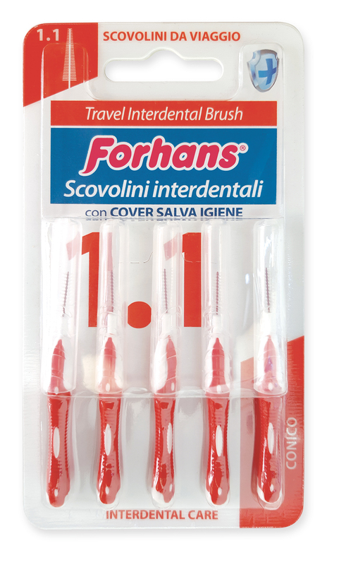 FORHANS TRAVEL INTERDENTAL BRUSH 1,1 - Farmacia Nuova Dr.ssa Gabriella Catellani