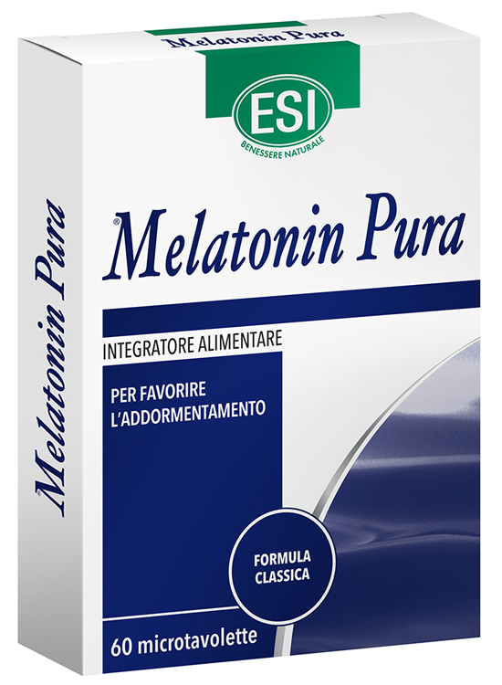 ESI MELATONIN PURA 60 MICROTAVOLETTE - Farmacia Nuova Dr.ssa Gabriella Catellani