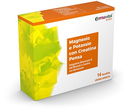 MAGNESIO E POTASSIO CON CREATINA ARANCIA PENSA 14 BUSTINE - Farmacia Nuova Dr.ssa Gabriella Catellani