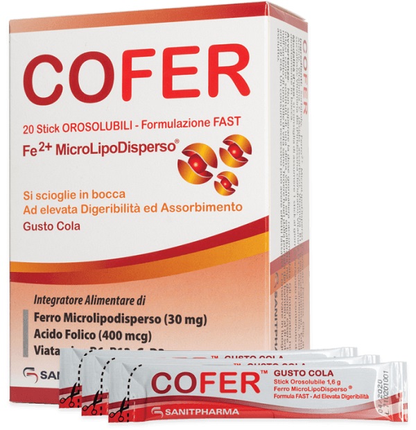 COFER 20 STICK OROSOLUBILI DA 1,6 G GUSTO COLA - Farmacia Nuova Dr.ssa Gabriella Catellani