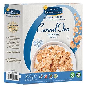 PIACERI MEDITERRANEI CEREALORO FIOCCHI DI RISO 250 G - Farmacia Nuova Dr.ssa Gabriella Catellani