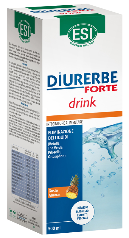 ESI DIURERBE FORTE DRINK ANANAS 500 ML - Farmacia Nuova Dr.ssa Gabriella Catellani