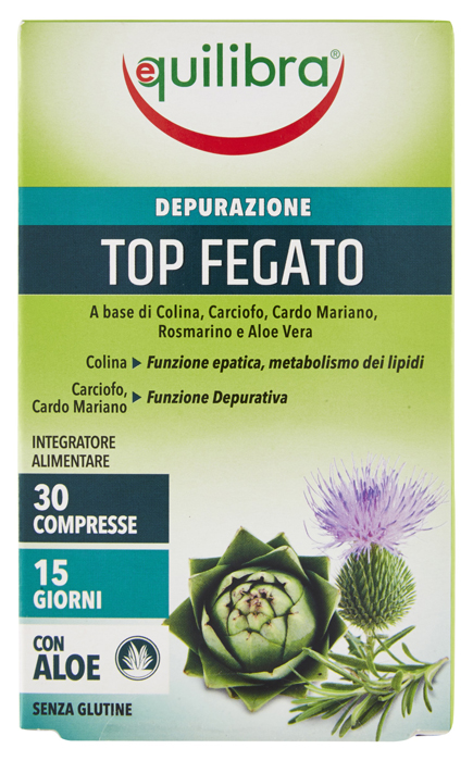 TOP FEGATO CON ALOE 30 COMPRESSE - Farmacia Nuova Dr.ssa Gabriella Catellani