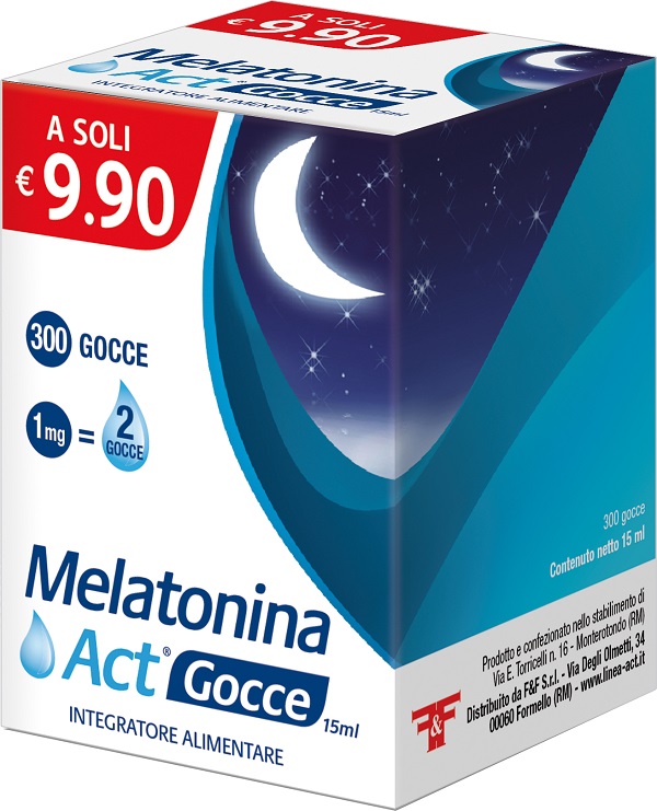 MELATONINA ACT GOCCE 15 ML - Farmacia Nuova Dr.ssa Gabriella Catellani