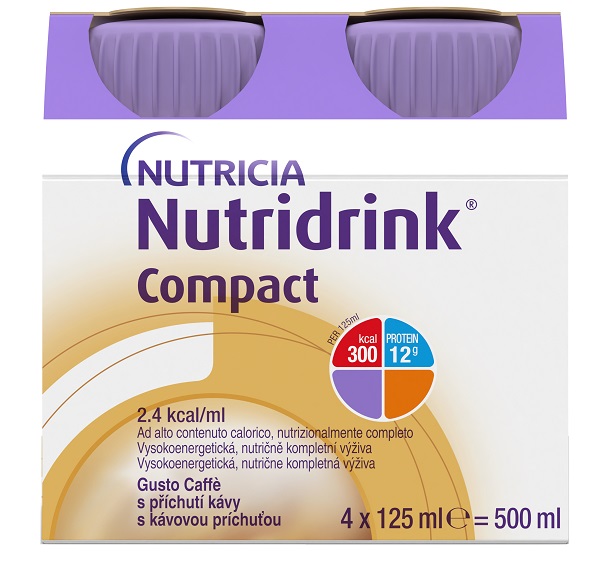 NUTRICIA NUTRIDRINK COMPACT GUSTO CAFFE' 4 BOTTIGLIE DA 125 ML - Farmacia Nuova Dr.ssa Gabriella Catellani