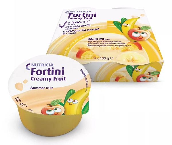 FORTINI CREAMY FRUIT MULTI FIBRE FRUTTI GIALLI 4X100 G - Farmacia Nuova Dr.ssa Gabriella Catellani