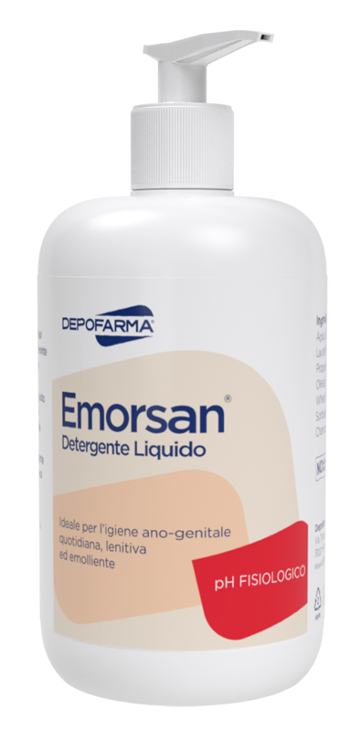 EMORSAN DETERGENTE LIQUIDO IGIENE ANO-GENITALE PH FISIOLOGICO 500 ML - Farmacia Nuova Dr.ssa Gabriella Catellani