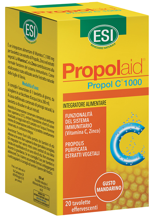 ESI PROPOLAID C 1000 20 TAVOLETTE EFFERVESCENTI - Farmacia Nuova Dr.ssa Gabriella Catellani