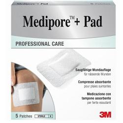 MEDICAZIONE MEDIPORE+PAD 10X10CM 5PEZZI - Farmacia Nuova Dr.ssa Gabriella Catellani
