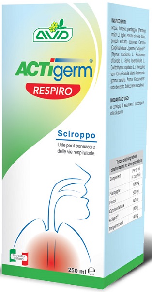 ACTIGERM RESPIRO SCIROPPO 250 ML - Farmacia Nuova Dr.ssa Gabriella Catellani