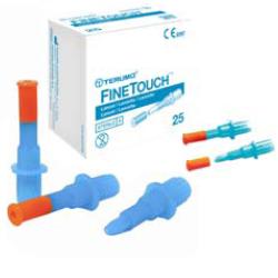 LANCETTE PUNGIDITO FINETOUCH 23 GAUGE 25 PEZZI - Farmacia Nuova Dr.ssa Gabriella Catellani