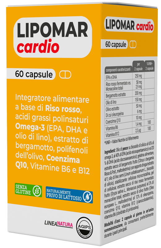 LIPOMAR CARDIO 60 CAPSULE - Farmacia Nuova Dr.ssa Gabriella Catellani