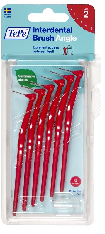 TEPE ANGLE SCOVOLINO ROSSO 0,5MM 6 PEZZI - Farmacia Nuova Dr.ssa Gabriella Catellani