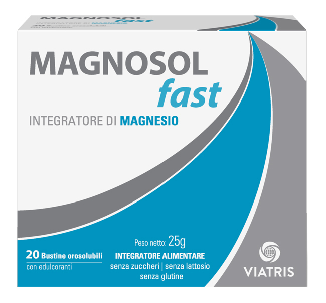 MAGNOSOL FAST 20 BUSTINE OROSOLUBILI - Farmacia Nuova Dr.ssa Gabriella Catellani