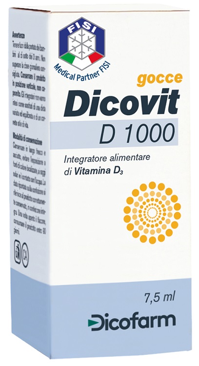 DICOVIT D 1000 7,5 ML - Farmacia Nuova Dr.ssa Gabriella Catellani
